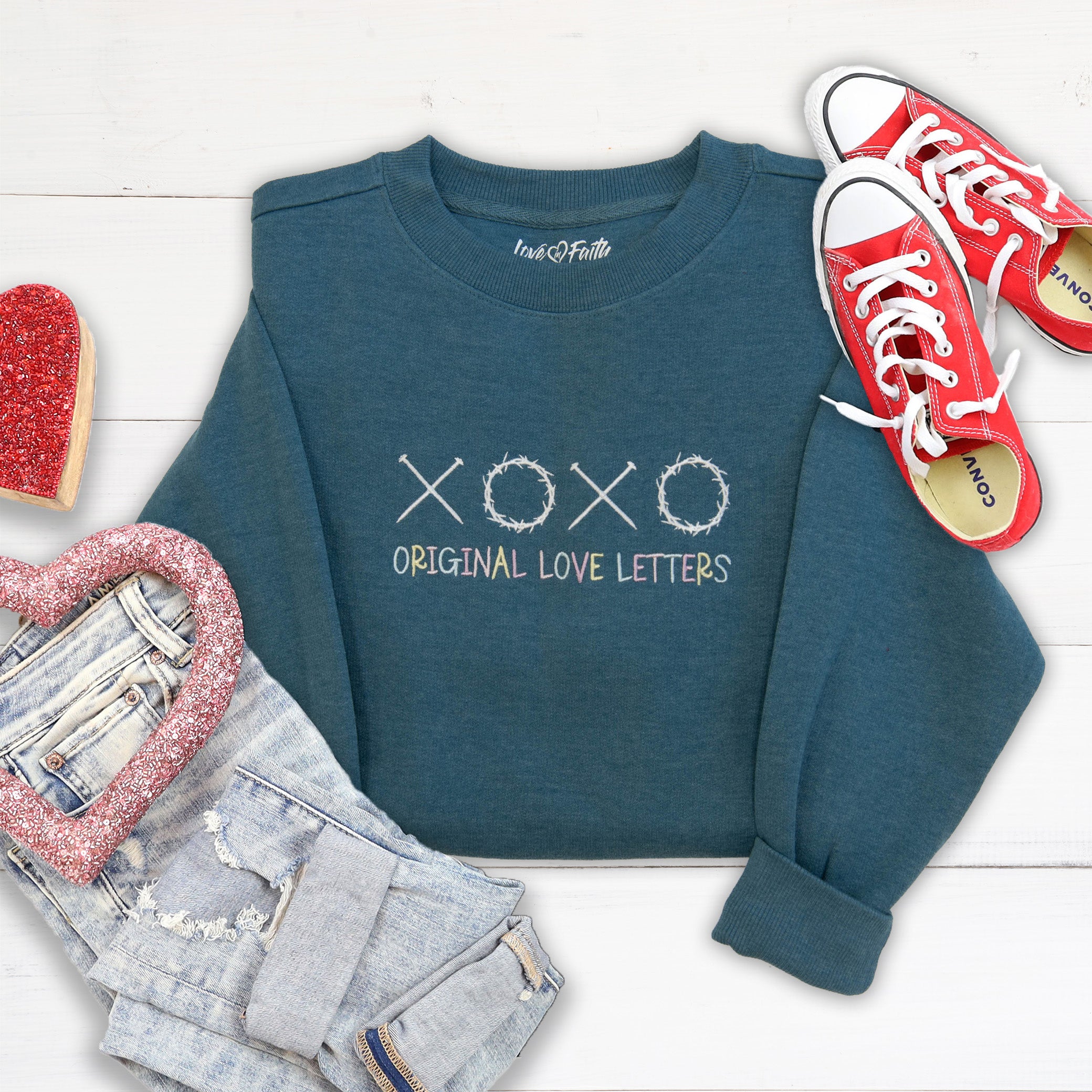 貴重新品未開封　encircle 　Love letter sweat The Original Love Letters Sweatshirt – Love in Faith