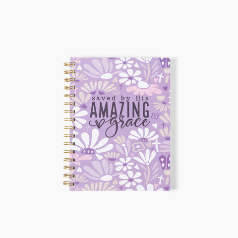 Amazing Grace Spiral Journal