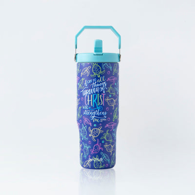 Phil 4:13 Stainless Steel 30oz Flip Top Tumbler