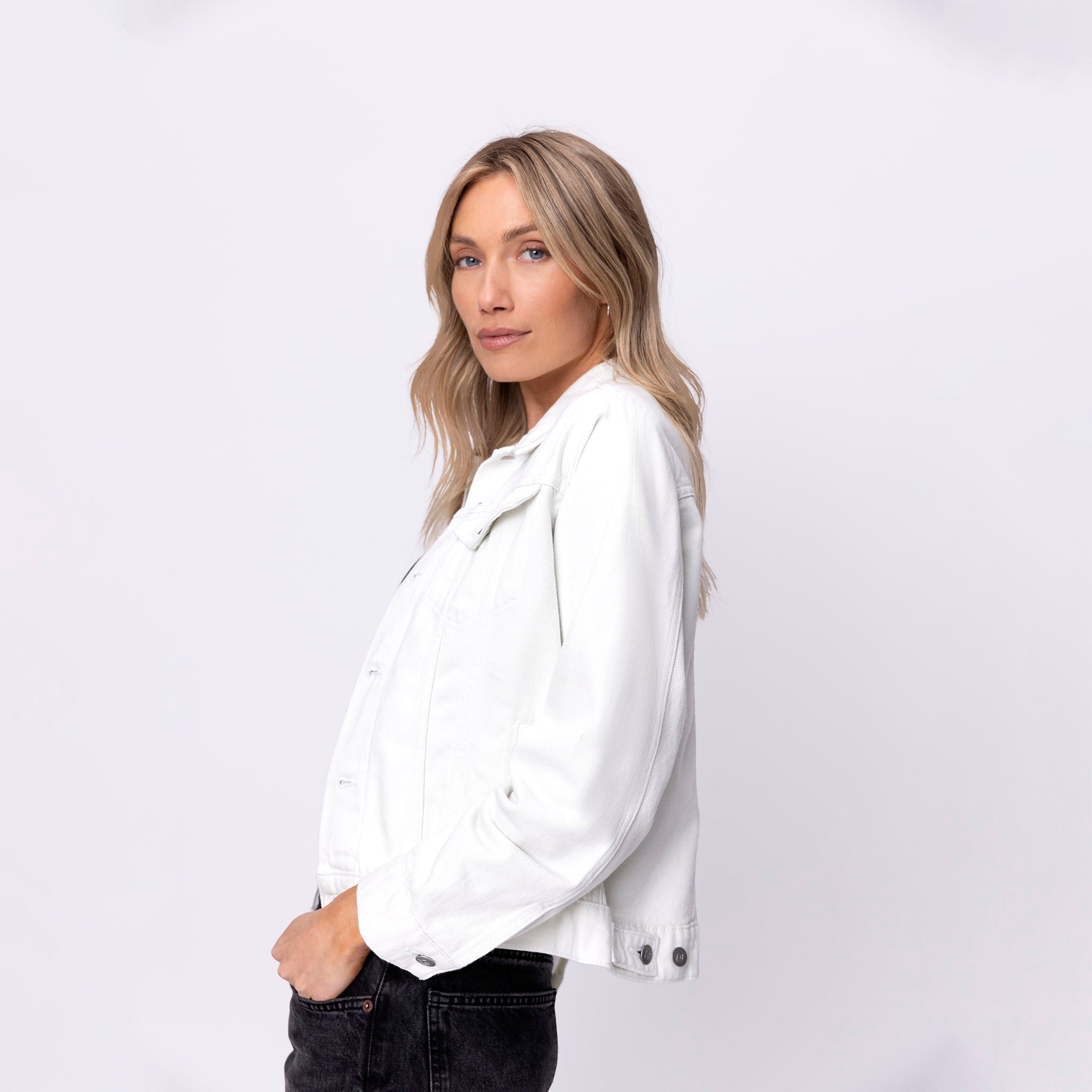 Faith Cross Denim Jacket – Love in Faith