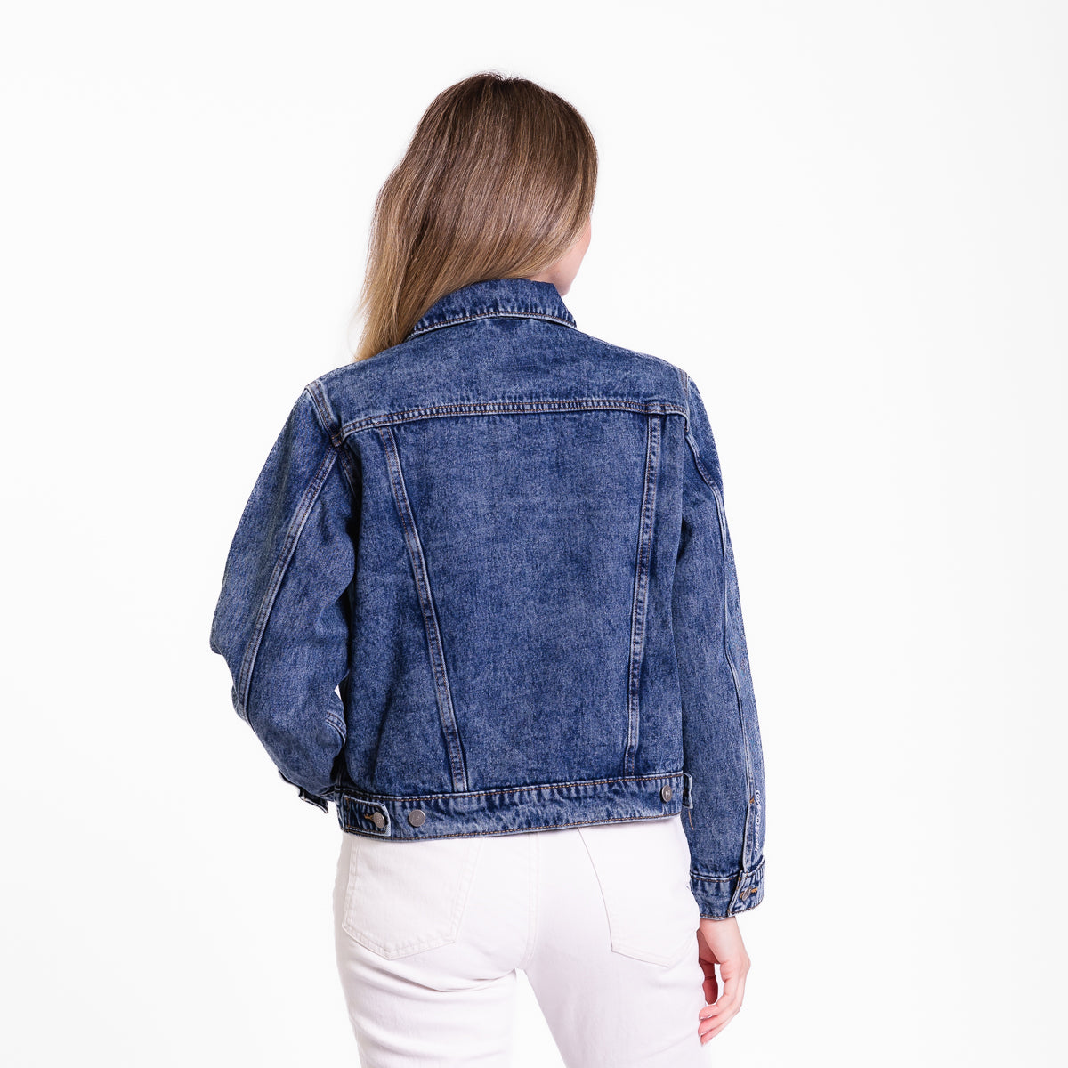 Vintage Washed Spirit Lead Me Denim Jacket – Love in Faith