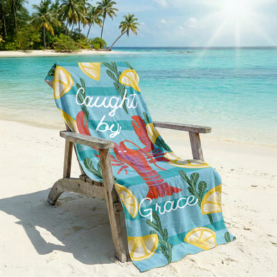 Caught by Grace Beach Towel