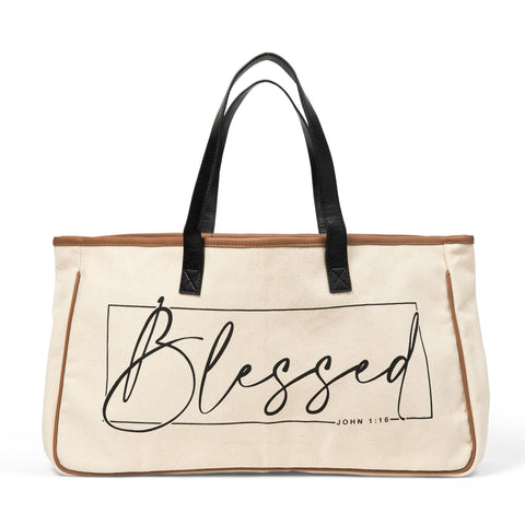 Blessed Canvas Tote Bag