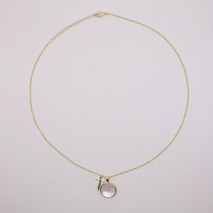 Mustard Seed Cross - One Size Necklace - Gold