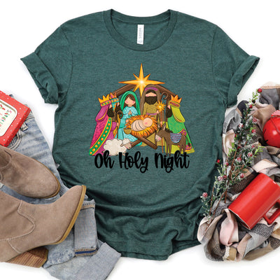 Holy Night Nativity Tee