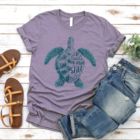 Still Waters Turtle Tee