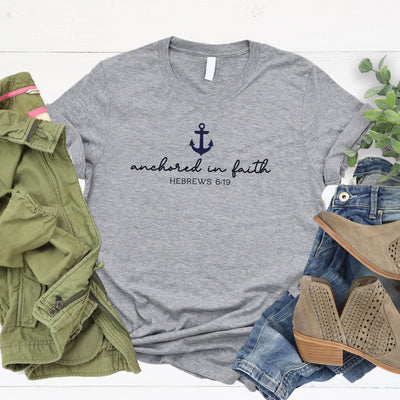Anchored in Faith Tee