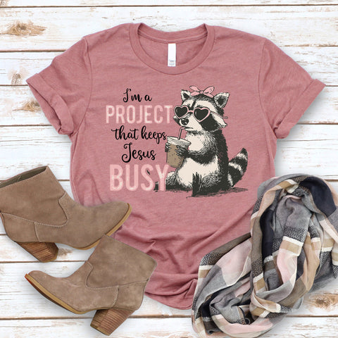 Keeps Jesus Busy Tee