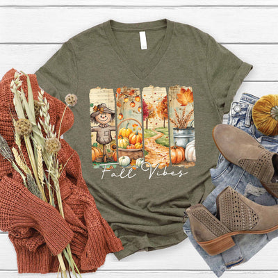 Fall Vibes V-Neck