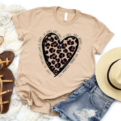 Love Leopard Tee