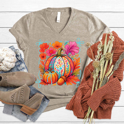 Pumpkins V-Neck