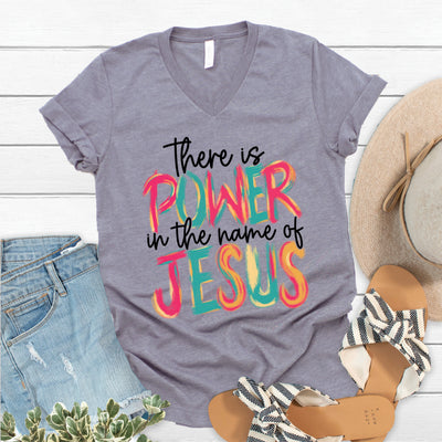 Power In The Name Of Jesus V-Neck