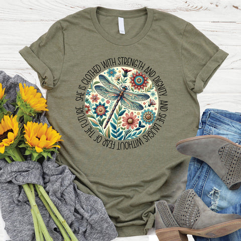 She Is Clothed With Strength Tee
