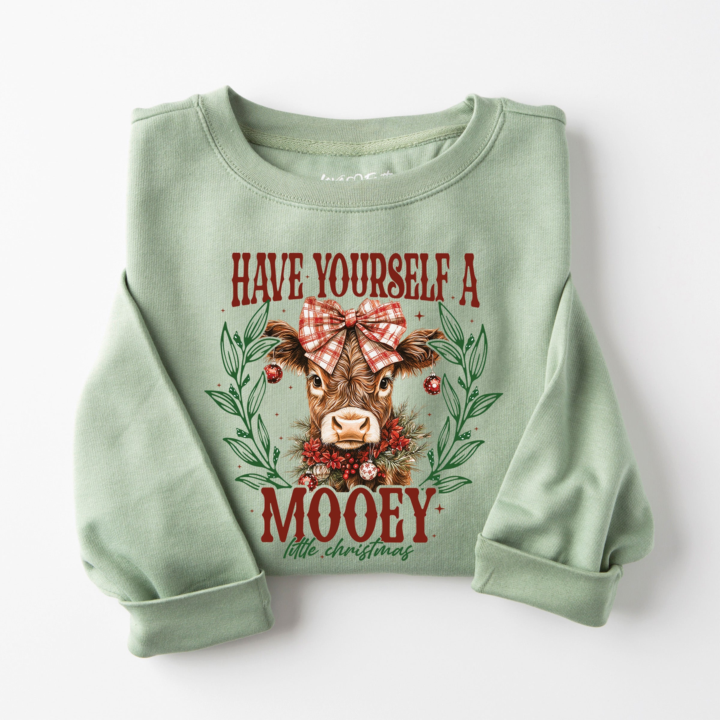 Mooey Little Christmas Sweatshirt – Love in Faith