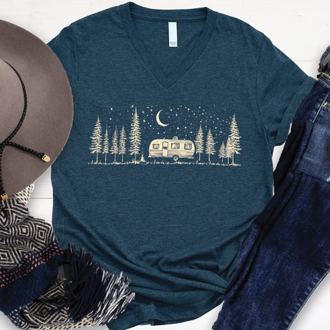 Camping Life V-Neck