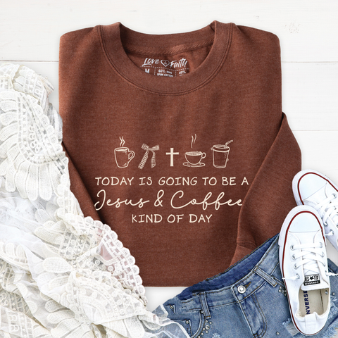 Jesus And Coffee Sweatshirt