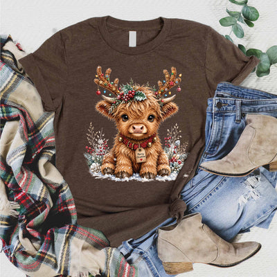 Christmas Cow Tee