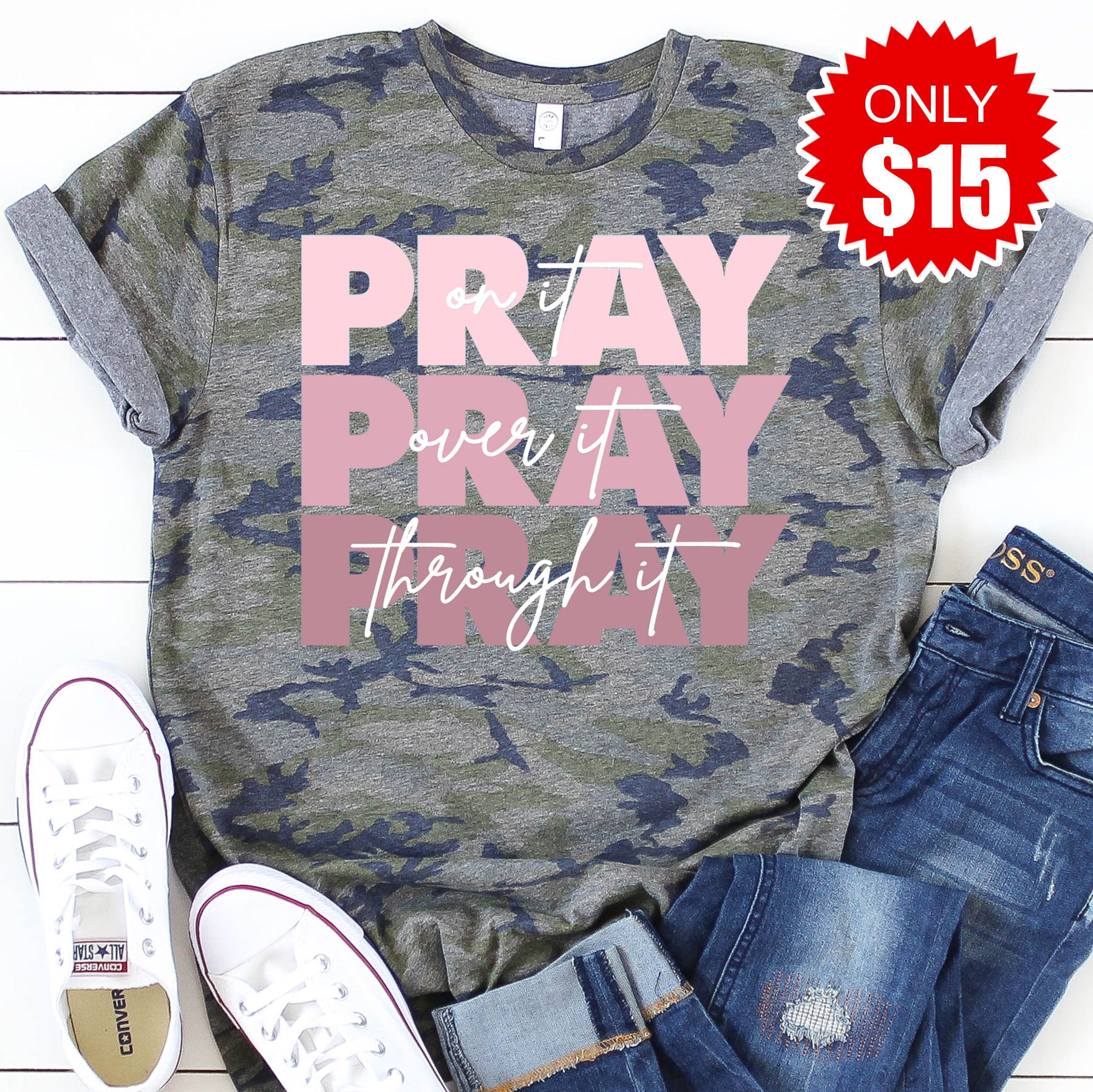 Pray On It  Tee - 15