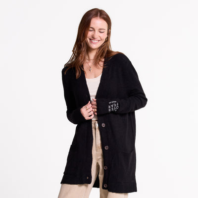 Faith Over Fear Sweater Knit Cardigan
