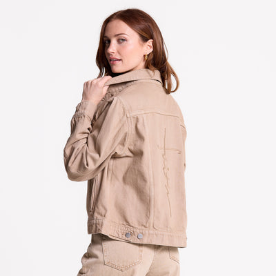 Faith Cross Denim Jacket
