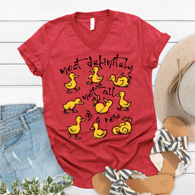 Ducks in a Row V-Neck