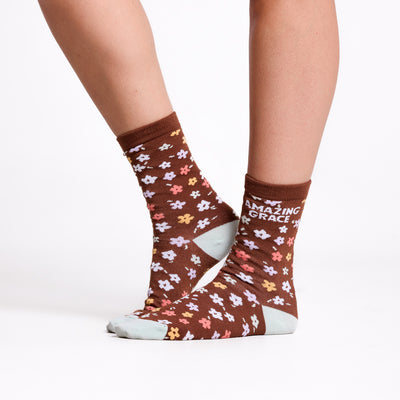 Amazing Grace Crew Socks