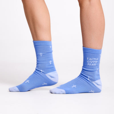 Faith Over Fear Crew Socks