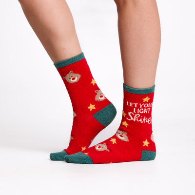Let Your Light Shine Crew Socks