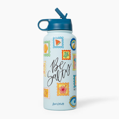 Be Salty Stamps Stainless Steel 32oz Bottle