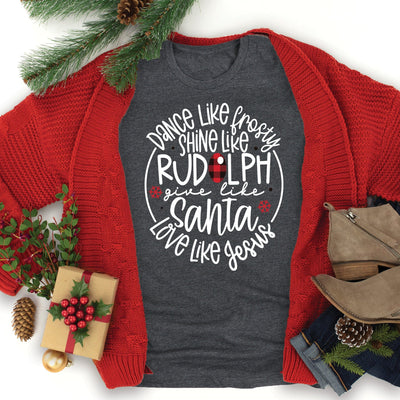 Love Like Jesus Christmas Tee
